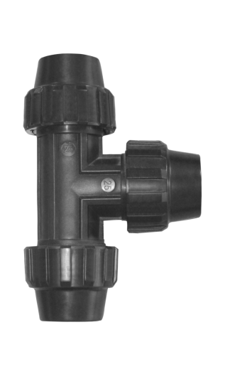 Tee PEHD a serrer pn16 25x25x25mm 932132