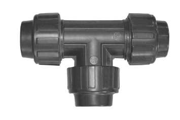 TEE PEHD A SERRER 32X32X32MM 932133