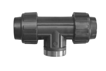 Tee taraudee PEHD a serrer 32x1" F 932163 (DSTK -50%)