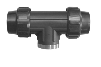 TEE TARAUDEE PEHD A SERRER 50X1.1/2" F 932165