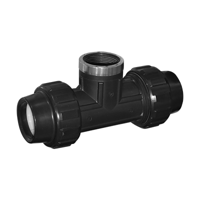 TEE TARAUDEE PEHD A SERRER 63X2" F 932166