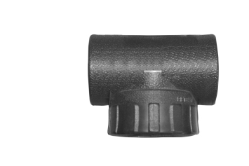 TEE TARAUDE PEHD A SOUDER 90° T32x1" F M022606  (DSTK)(50)