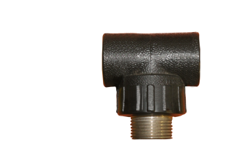 TEE FILTE PEHD A SOUDER 90° T25x3/4" M M022613  (DSTK)(50)