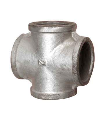 TEE CROIX GALVA 180° F/F 2"" Ø63 2110201105"