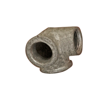 TEE D'ANGLE GALVA 180° F/F 1/2"" Ø20 2110201110" (DSTK -40%)