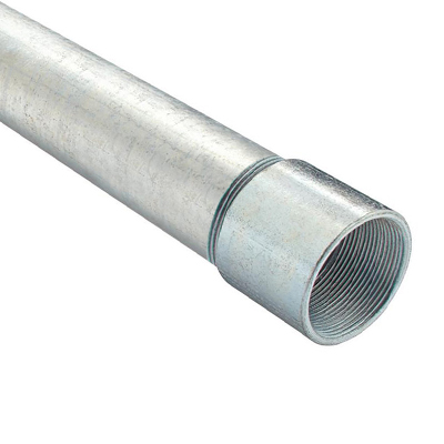 TUYAU GALVA  AVEC MANCHON  1-1/2"x48x2.2mm 5.8M
