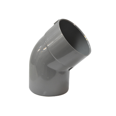 COUDE PVC 45° GRIS CLAIR  Ø100 M/F 930401-1
