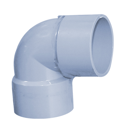 Coude PVC 90° gris clair Ø50 F/F 930235
