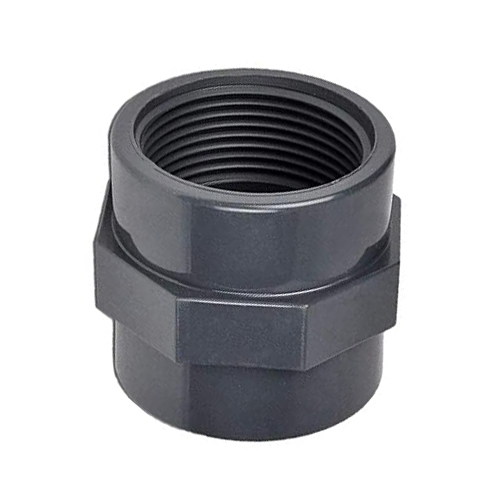 MANCHON TARAUDE PVC GRIS FONCE 25 X 3/4"""""""" F 930202"""""""