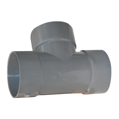 TE PVC 90° Ø100 F/F GRIS CLAIR ref 2110209021