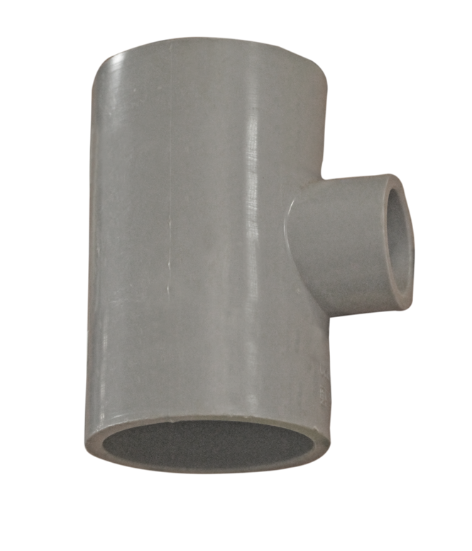 Te reducteur PVC gris clair 40x20 U930344