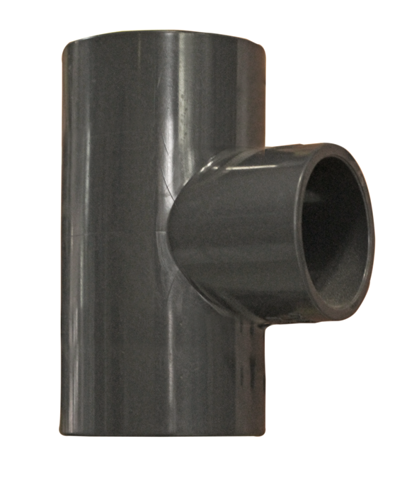 TE REDUCTEUR PVC GRIS FONCE 50x40 U930350