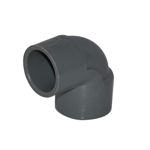 COUDE TARAUDE PVC GRIS CLAIR 20 1/2F U930901