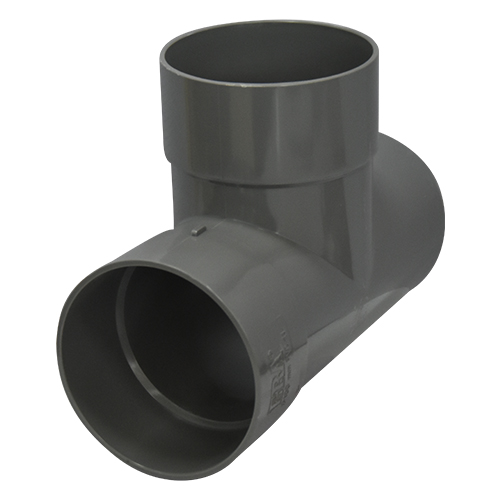 TE PVC  90° GRIS CLAIR 100M/F U930408