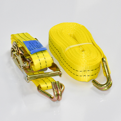 SANGLE D'ARRIMAGE A CLIQUET ET DOUBLE CROCHET L:6M x l:35MM   2000kg 2090803002(SECUR+)