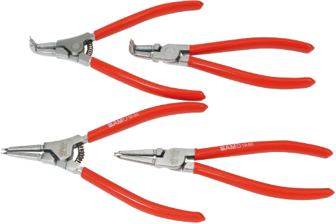 PINCE CIRCLIPS EXTERIEURS BECS COURBES 180 mm 2010807016