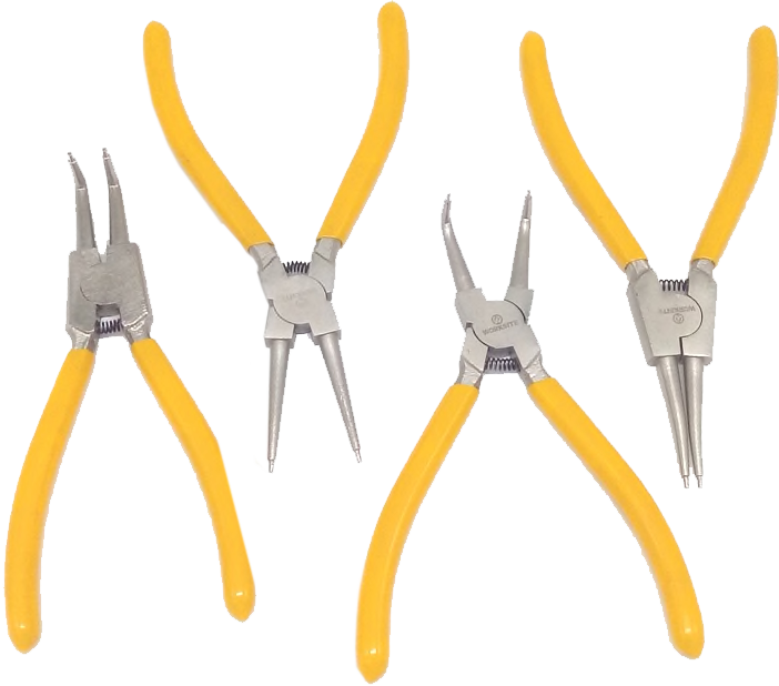 PINCE CIRCLIPS INTERIEURS BECS DROITE 7""/175mm  WT1287 WORKSITE