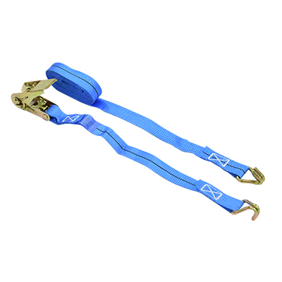 SANGLE D'ARRIMAGE  A CLIQUET ET DOUBLE CROCHET 1000KG L.5M X 1.25 MM  2090801015