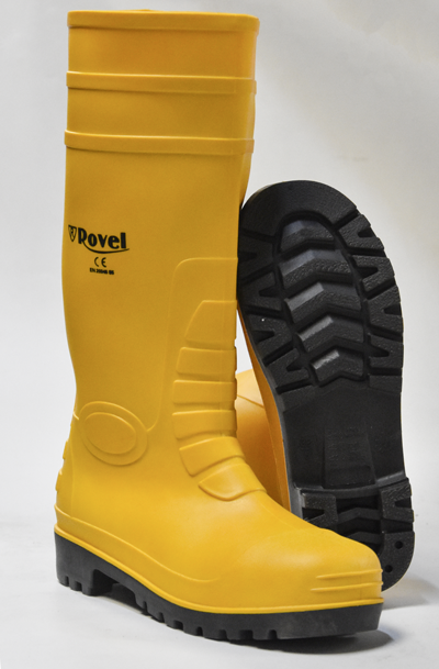 BOTTE DE TRAVAIL + ANTICHOC JAUNE MK10901 P38 PAIR