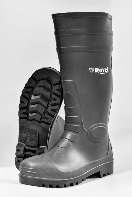 BOTTE DE TRAVAIL NOIRE PVC P41 MK10773   PAIR