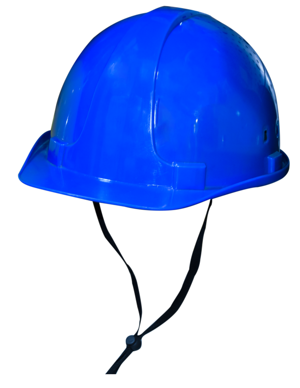 CASQUE DE CHANTIER BLEU MS01038