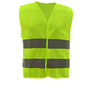 GILET JAUNE FLUOR taille: M 80g MK10612