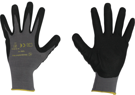 GANT EN NITRILE CE 4121 Taille 10  GRIS NOIRE  2011206611 PAIR