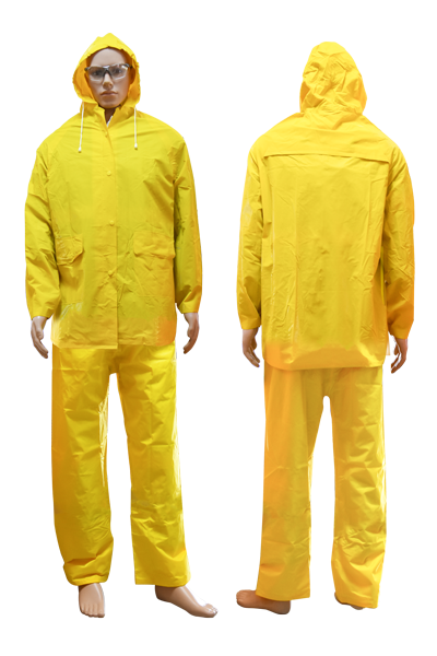 IMPERMEABLE AVEC PANTALON JAUNE  TAILLE XXL 2011211062