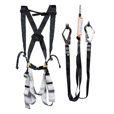 HARNAIS DE SECURITE GRIS NOIR  SH-6602 2011212002 EN361 SECUR+