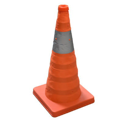CONE SIGNALITIQUE ANTI-REFLET H50 cm 2011211033-1