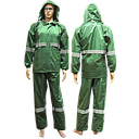 IMPERMEABLE AVEC PANTALON VERT AVEC BANDE 190D TAILLE L 2011211065