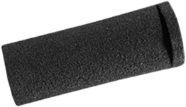 Faitiere ronde noir 380x150x80mm 2080403005