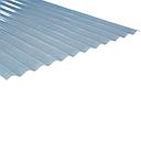 TOLE ONDULEE BLEU TRANSPARENTE (L)2.000X(W)900X(T)0.65MM  2080403015