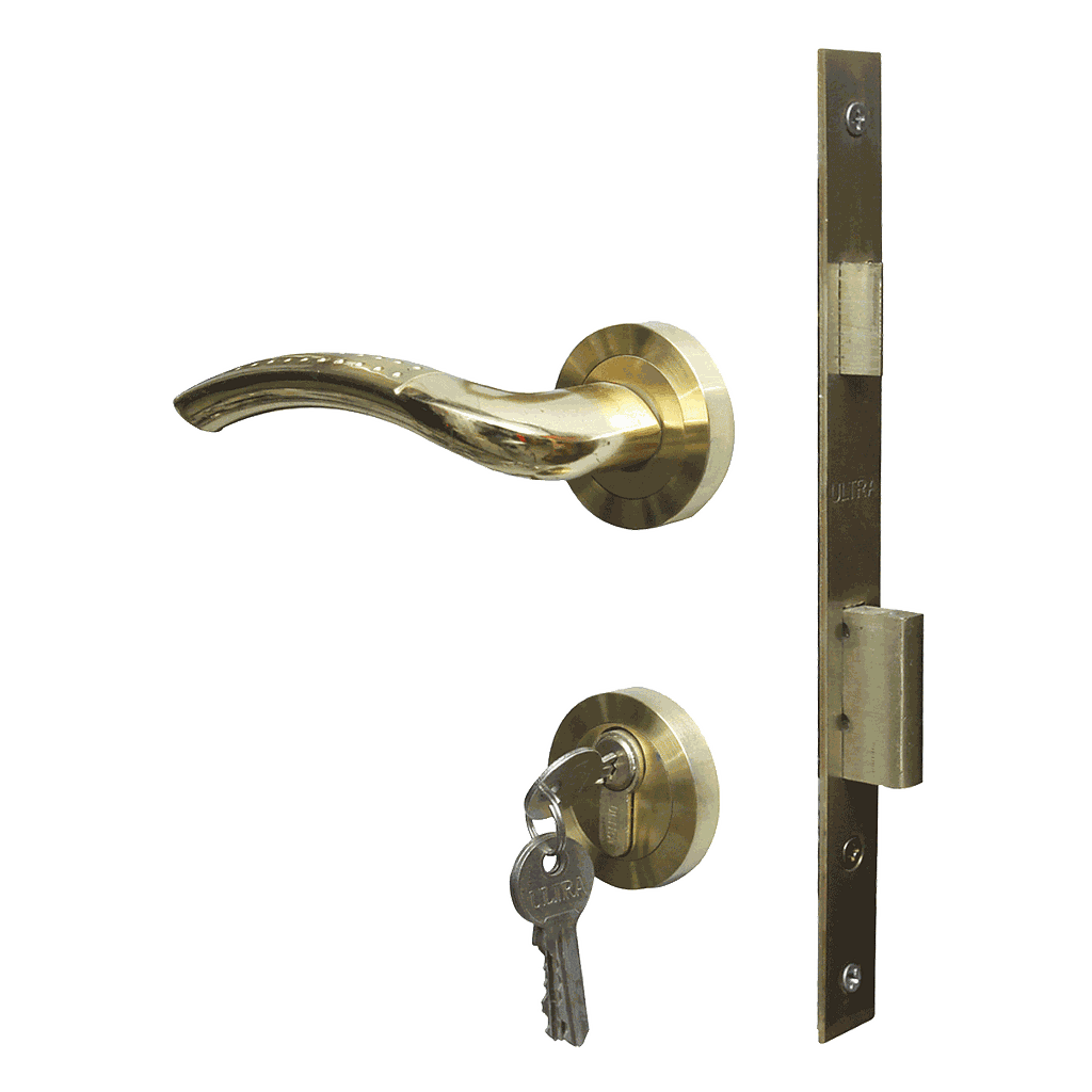 SERRURE ENCASTRE DOREE REF FT 3051