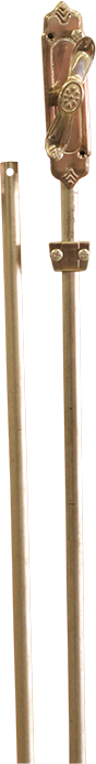 CREMONE CRHOME 152X34 2031202 + TRINGE 1031001001