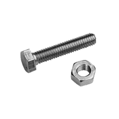 BOULON HEXAGONAL AVEC ECROU CLASS A 8.8 5X30MM 2090401038 (500PCS) (DSTK) (-40%)
