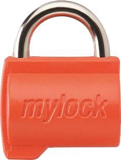 CADENAS GODREJ 6666 / MYLOCK CANDY PADLOCK LKYWPM103 TANGERNE TANGO