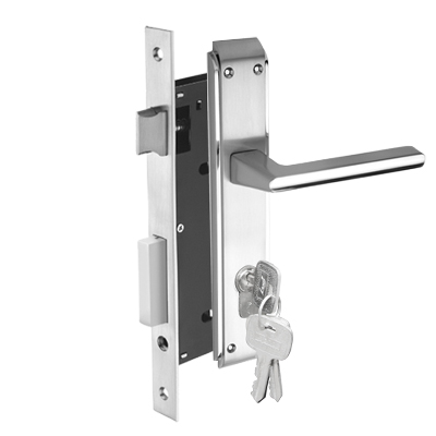 SERRURE PORTE  COMPLET GODREJ  PO PC 200MM NEH7 2C SS DC 6756 LKYMDMN73