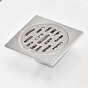 SIPHON DE SOL INOX 100x100MM ∅ 40MM SORTIE VERTICAL  M023181