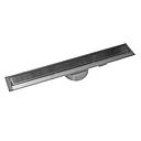 CANIVEAU DOUCHE AVEC BAVETTE GRILLE REVERSIBLE   Ø 50 .L.740 X l.110 x H.70MM  EKO 1011010302