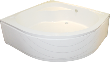 BAIGNOIRE D'ANGLE FIBRE 1400x1400x500mm YH2003-15