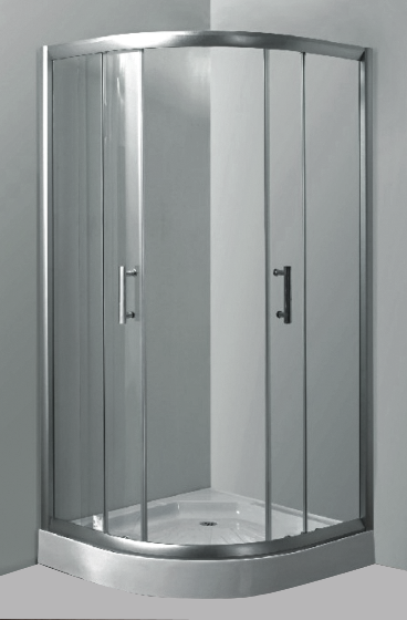 VITRE CABINE DE DOUCHE  90 x 90 x 185cm  ANGLE UNI 1010101051