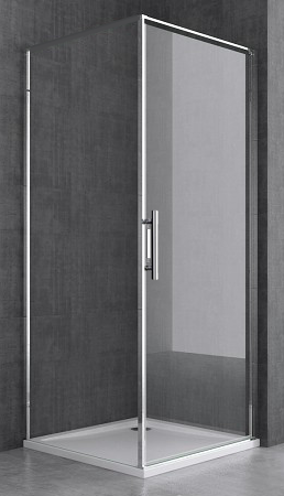 VITRE CABINE DE DOUCHE  90 x 90 x 185 cm CARRE UNI OUVERTURE EXT   1010101065