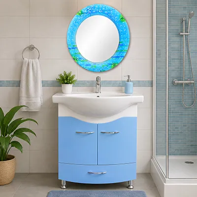 LAVABO MEUBLE B921 AVEC MIRROIR  37,5x57cm