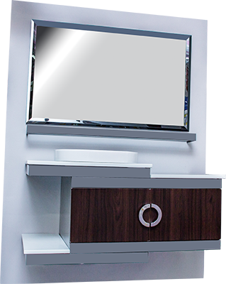 Lavabo meuble + miroir 100*50cm JH-BX001