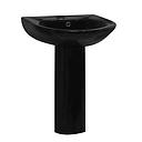 LAVABO AVEC COLONNE 520x440x810mm  BLACK B104