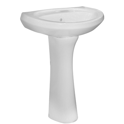 Lavabo avec colonne 22"x16" 60x40cm repose astell (UE)