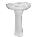Lavabo avec colonne 22"x16" 60x40cm repose astell (UE)