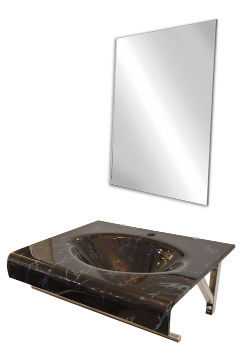 LAVABO EN VERRE  60*45*1.5cm JH-8810-9