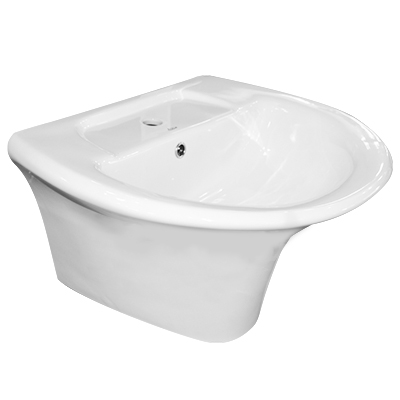 LAVABO SUSPENDU BLANC 50X51 DP1107U AQUA
